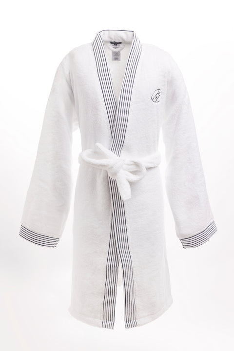 White cotton terry bathrobe - A SHOOTER - Image 2