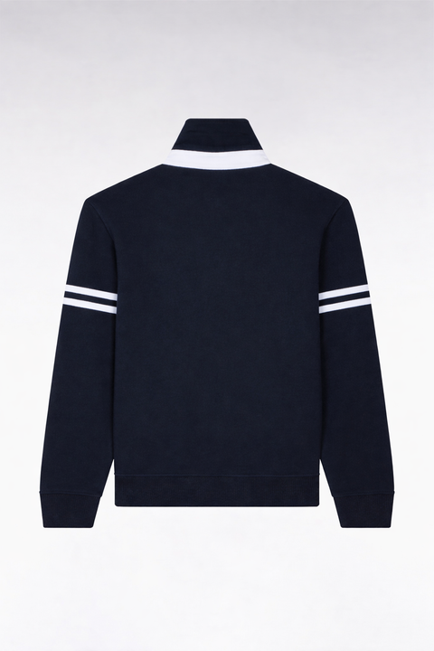 Navy cotton jersey sweatshirt - Image 1