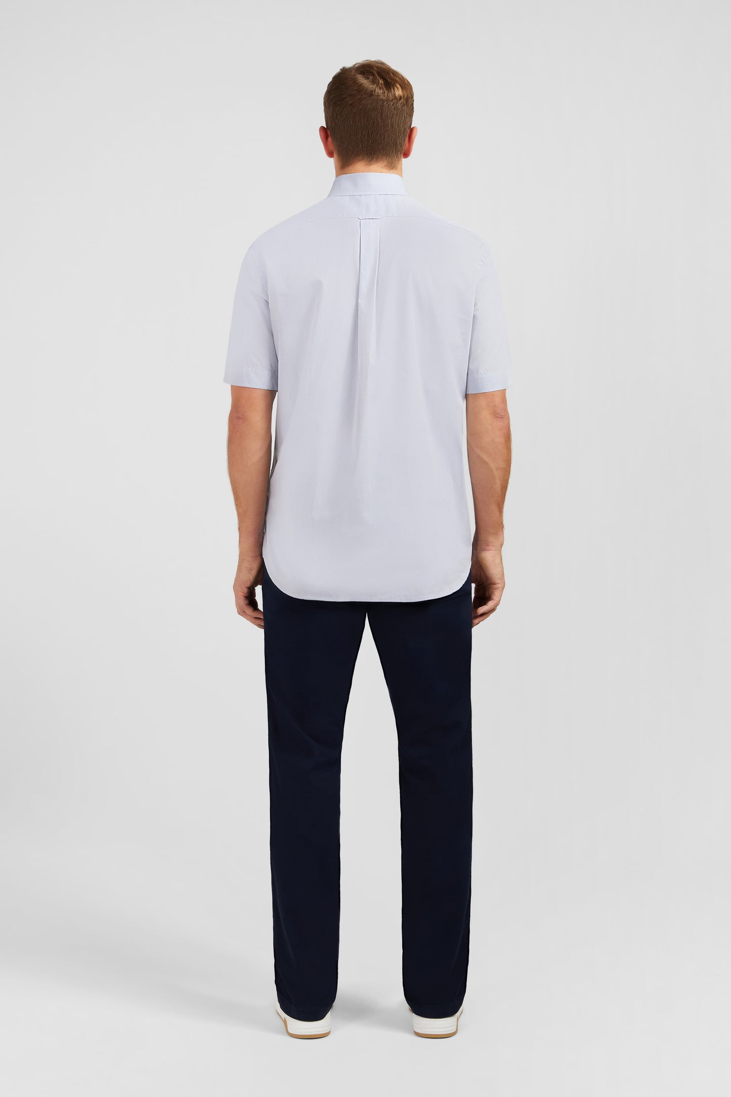 Plain blue shirt