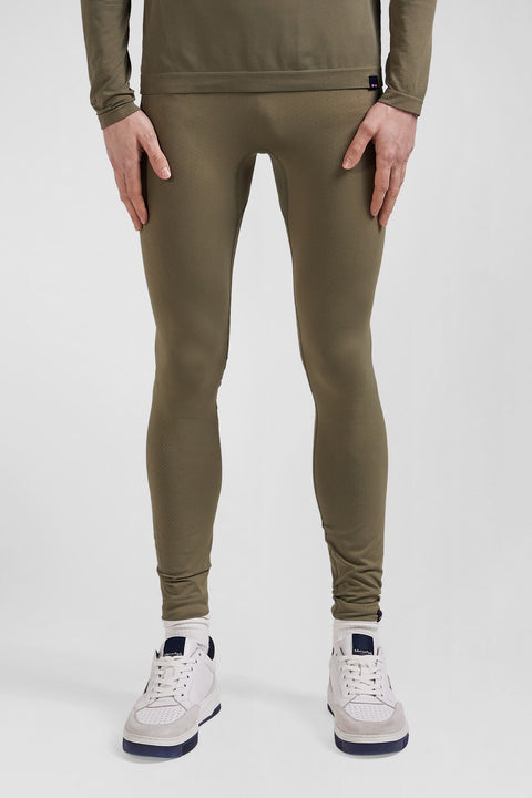 Khaki green stretch sports jogging bottoms - Image 2