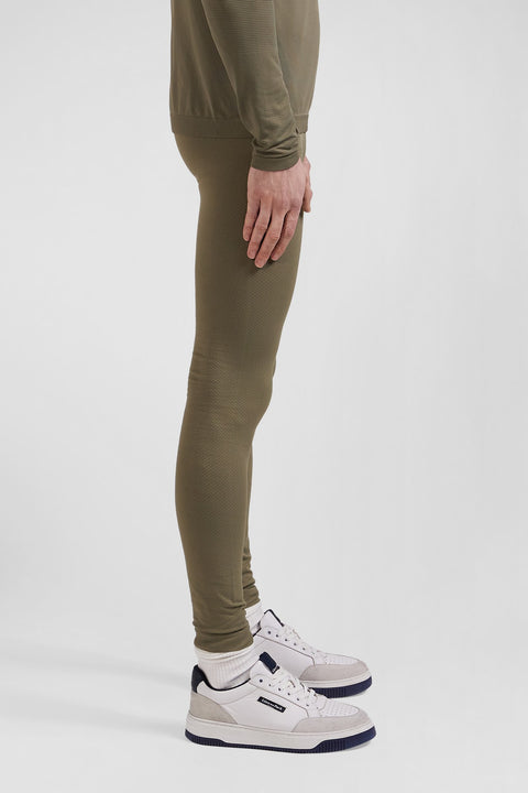 Khaki green stretch sports jogging bottoms - Image 3
