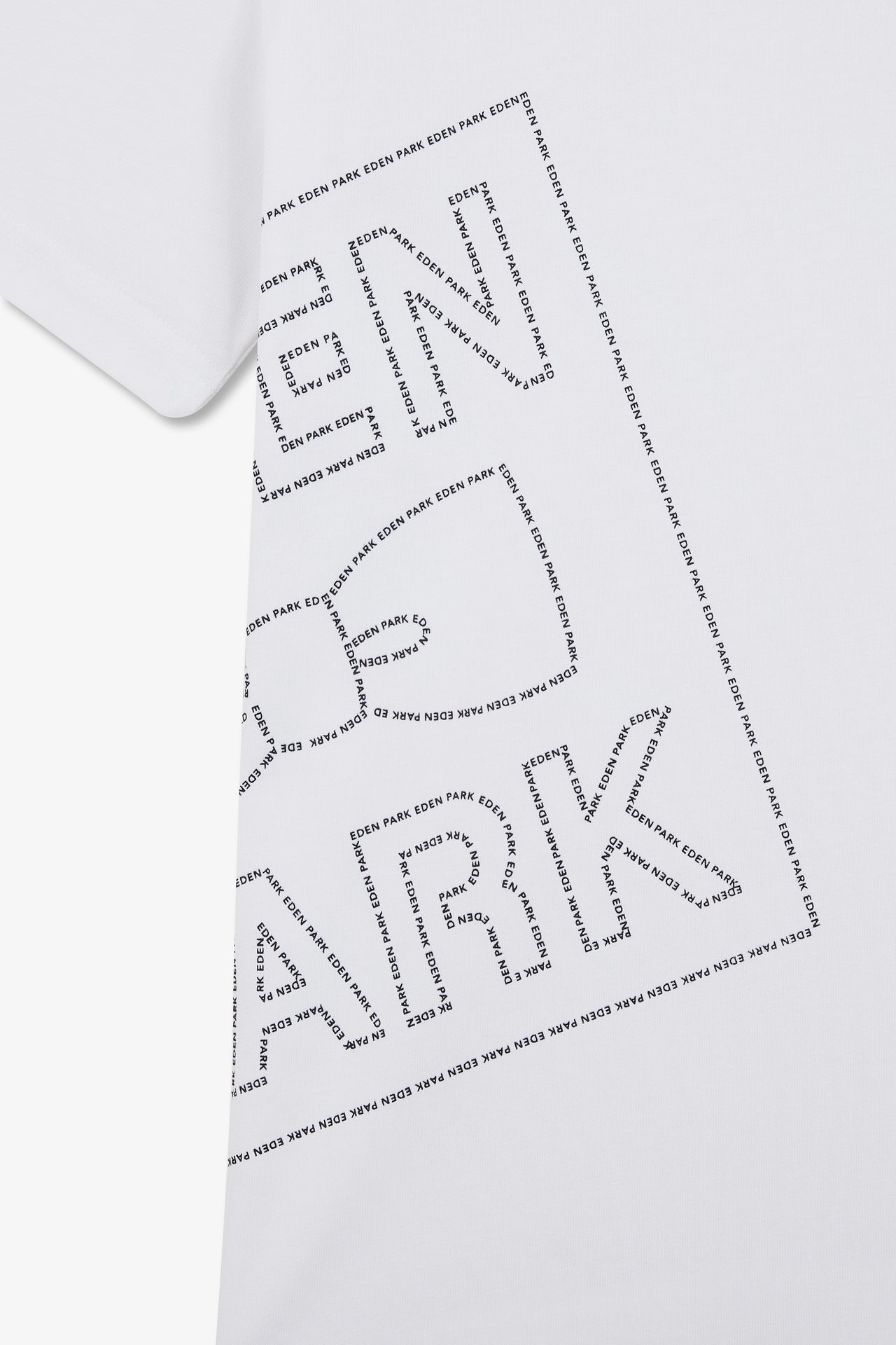 White T-shirt with Eden Park print