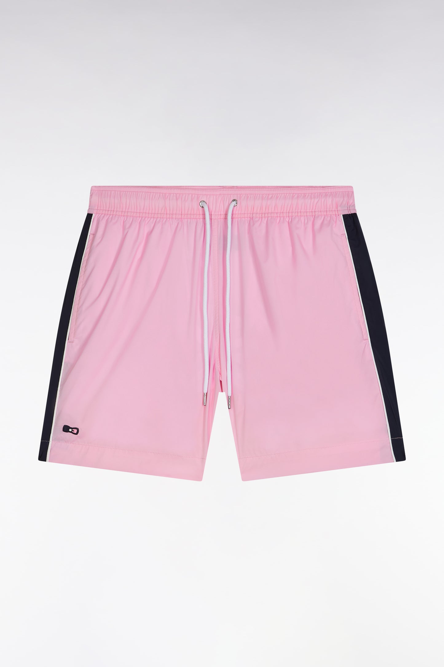 Pink tricolor swimsuit