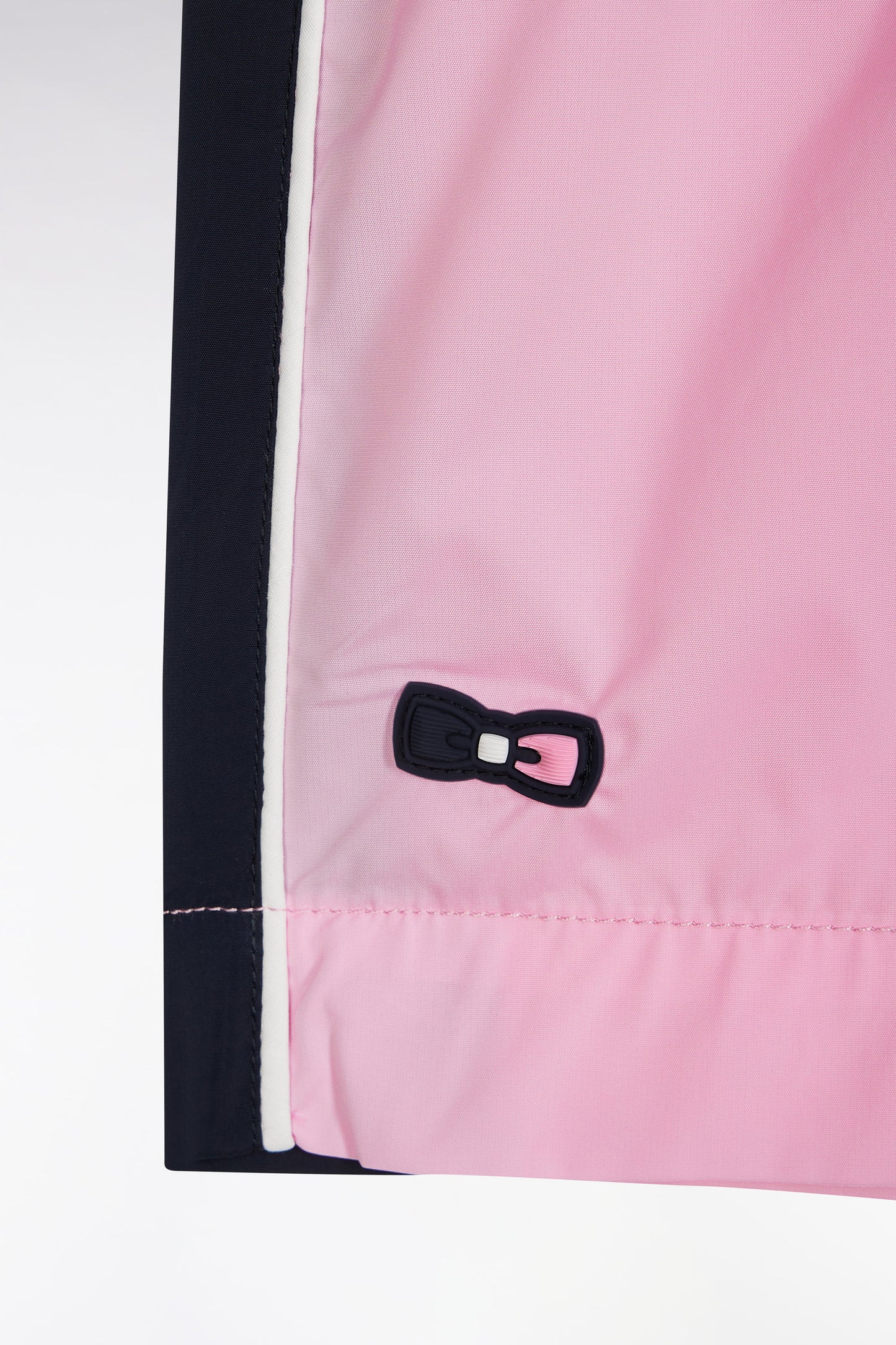 Pink tricolor swimsuit