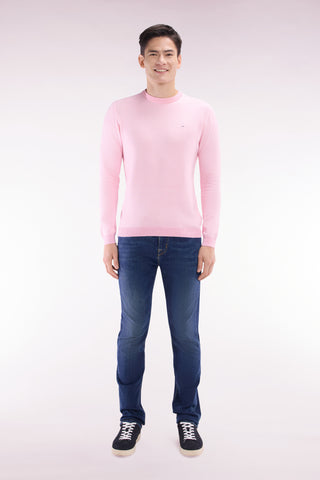 Slim-fit raw stretch denim 5-pocket jeans