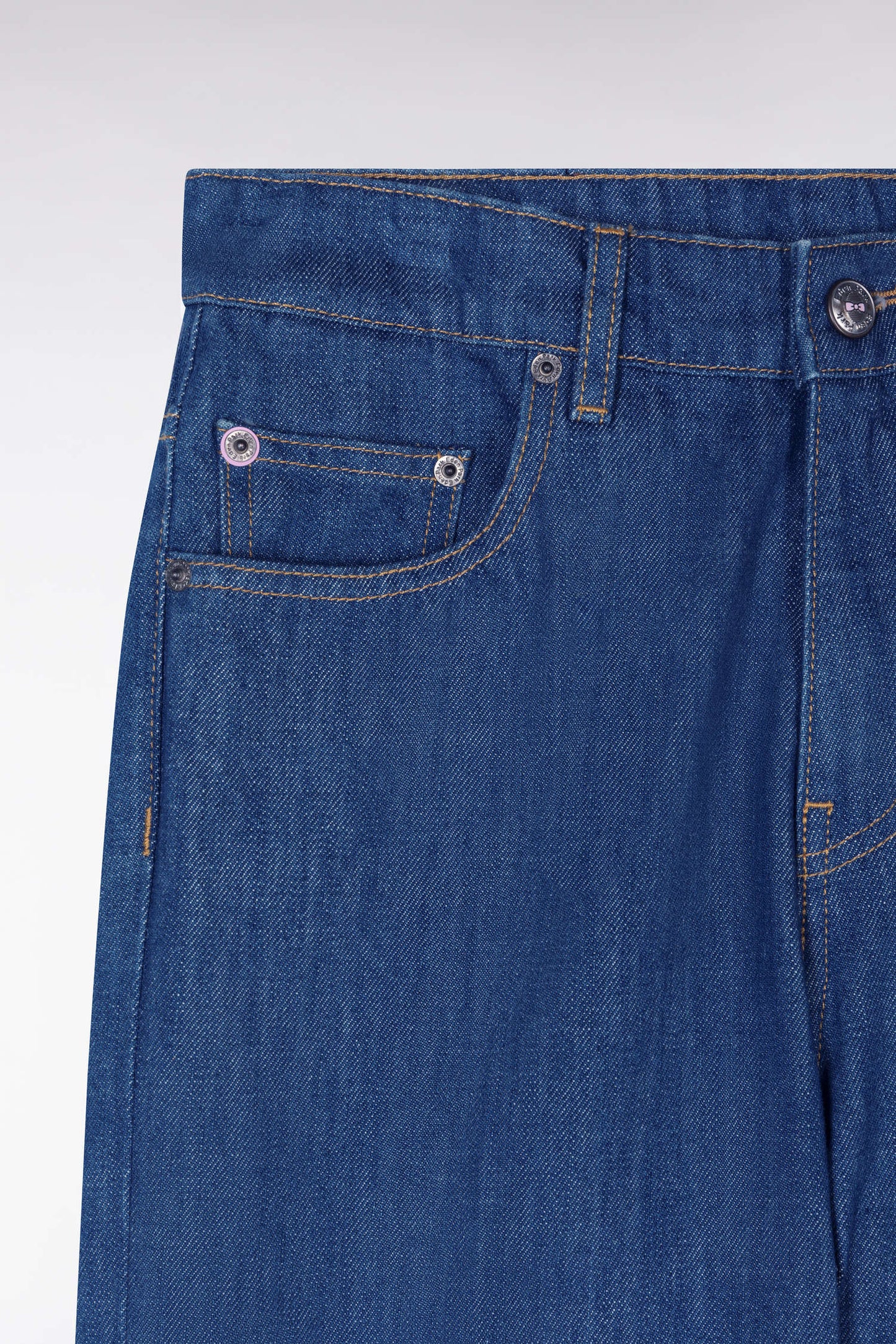Flare raw denim 5-pocket jeans