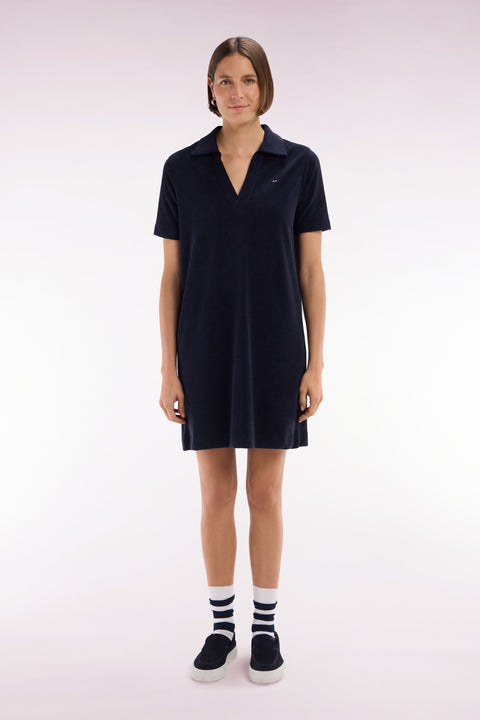 Casual navy blue swimsuit dress - Image 3