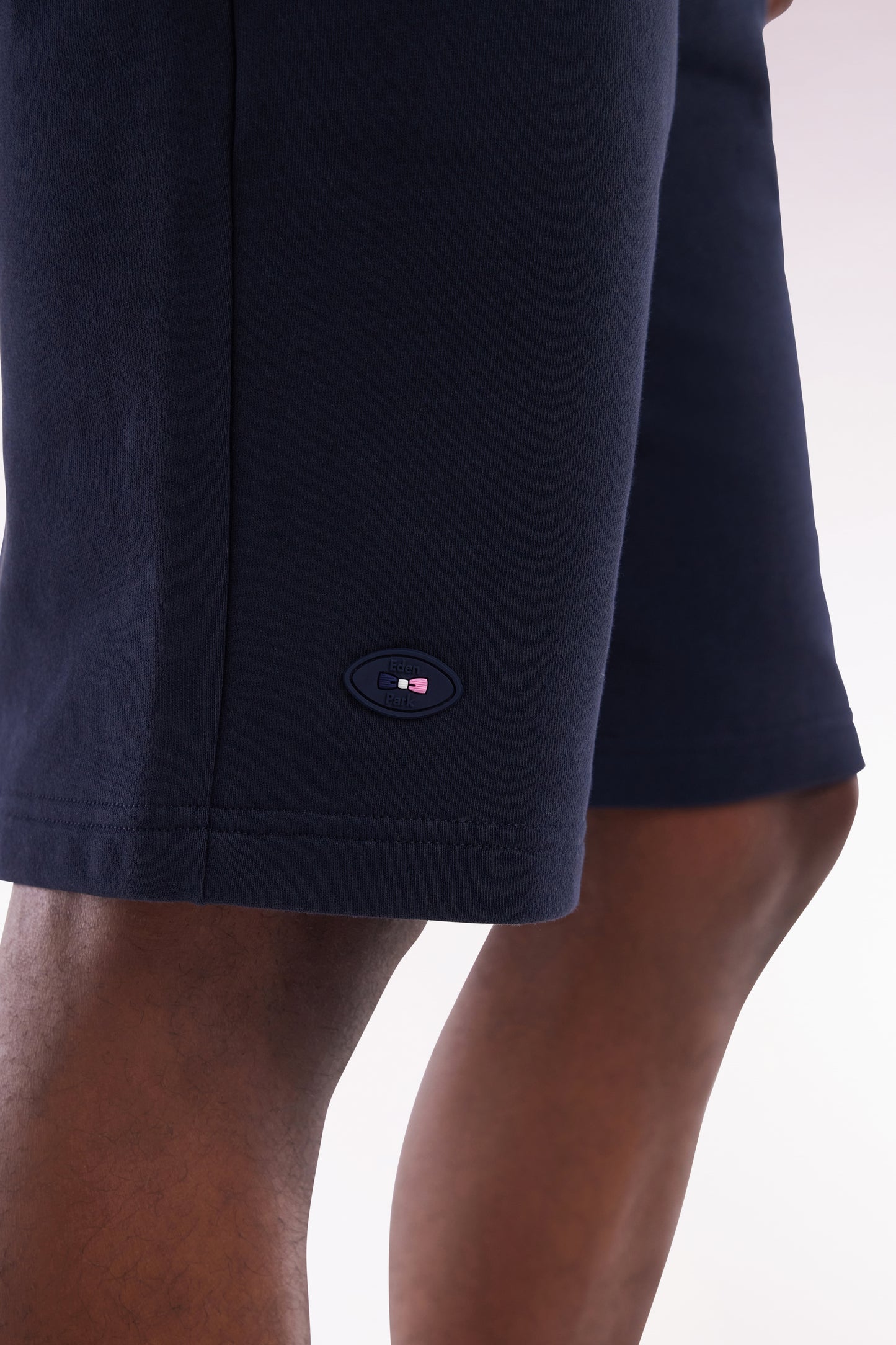 XV de France relaxed-fit shorts in navy cotton fleece