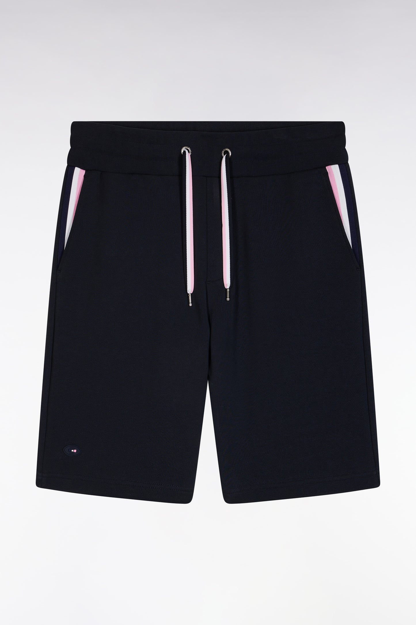 XV de France relaxed-fit shorts in navy cotton fleece