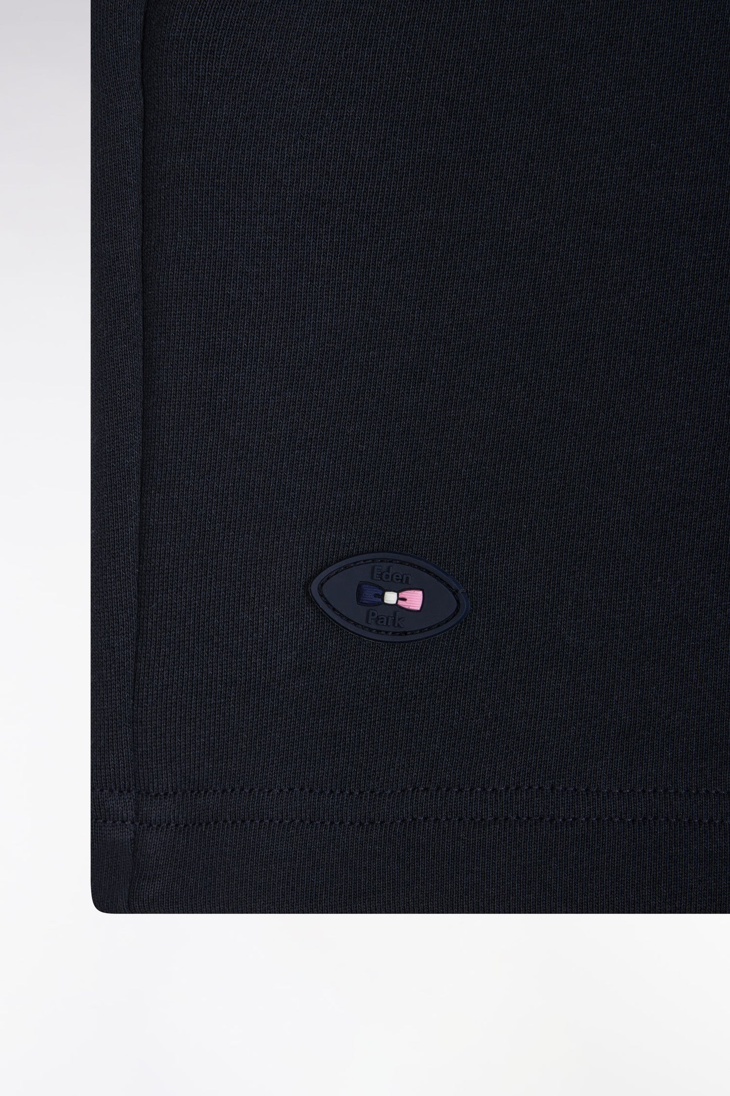 XV de France relaxed-fit shorts in navy cotton fleece