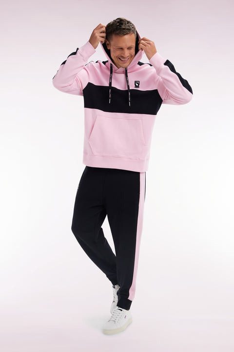 Relaxed-fit New Zealand pink cotton hoodie - Image 3