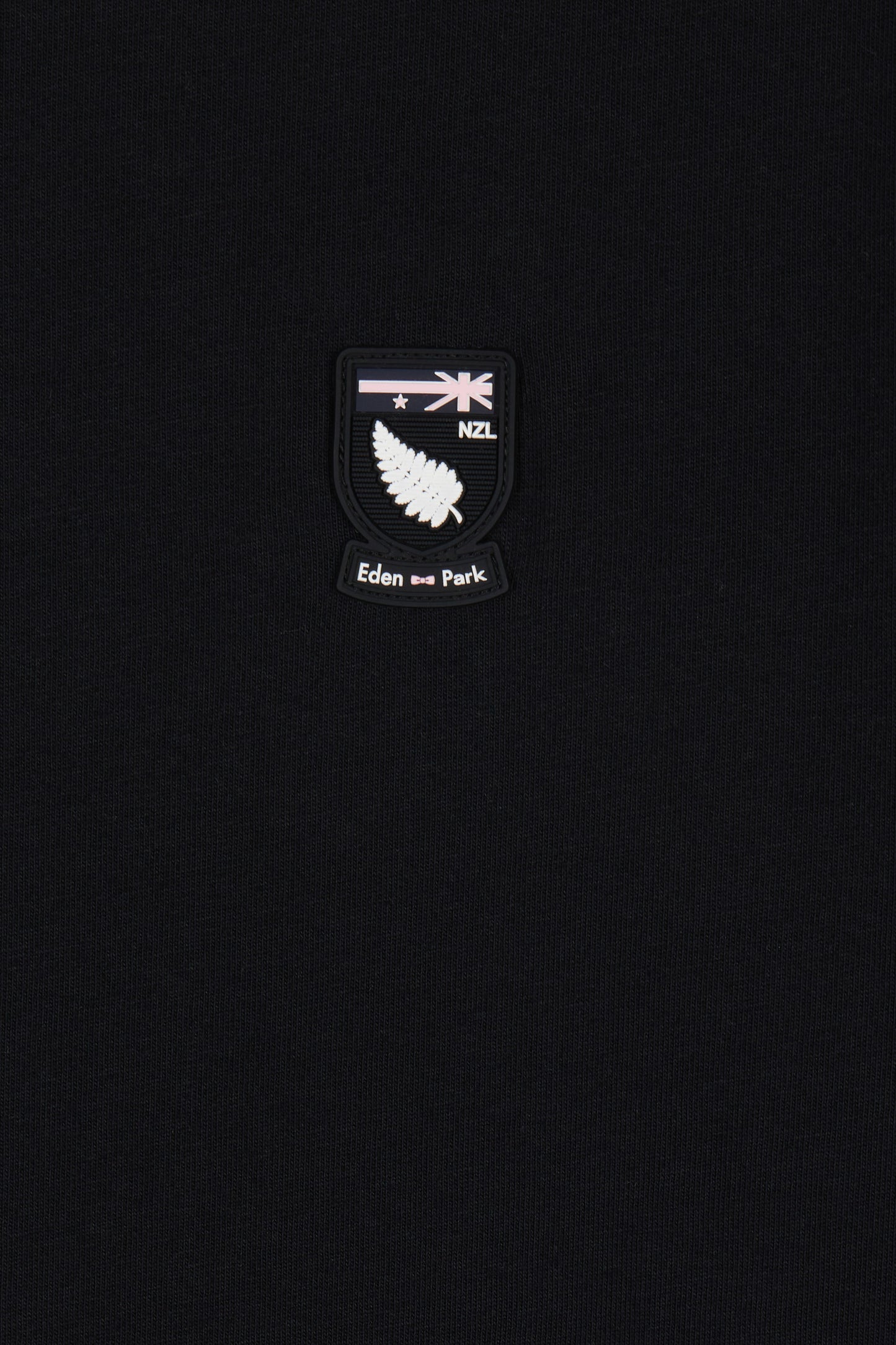 Black cotton t-shirt New Zealand casual cut