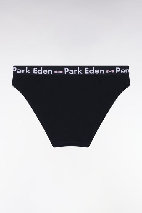 Navy stretch cotton panties - Image 2