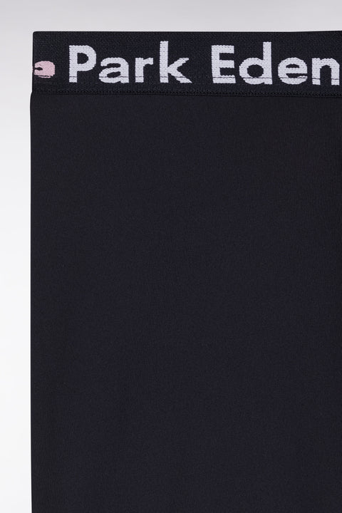 Navy stretch leggings with signature elastic waistband - Image 2