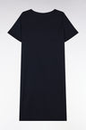Nightdress in navy stretch modal with Eden Park logo