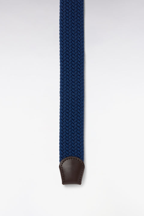 Ceinture textile élastiquée marine - Image 3