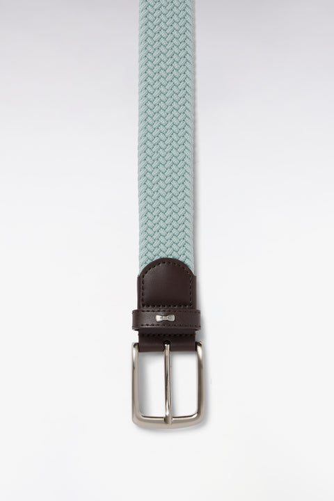 Ceinture textile élastiquée vert d'eau - Image 2