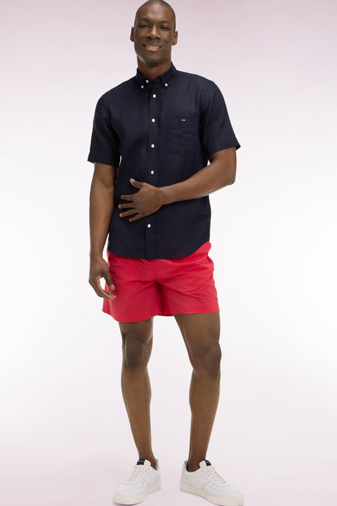 Maillot de bain uni fuchsia - Image 1