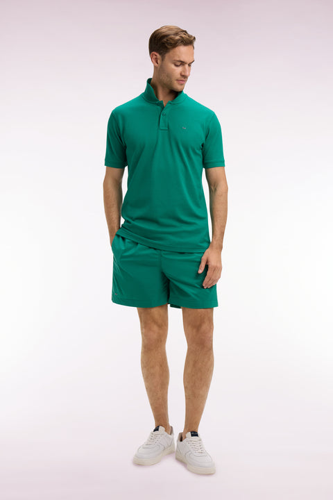 Maillot de bain uni vert - Image 3