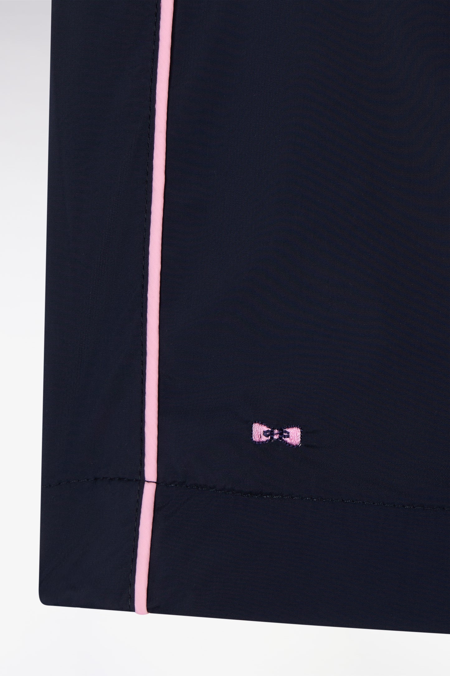 Two-tone navy swimsuit