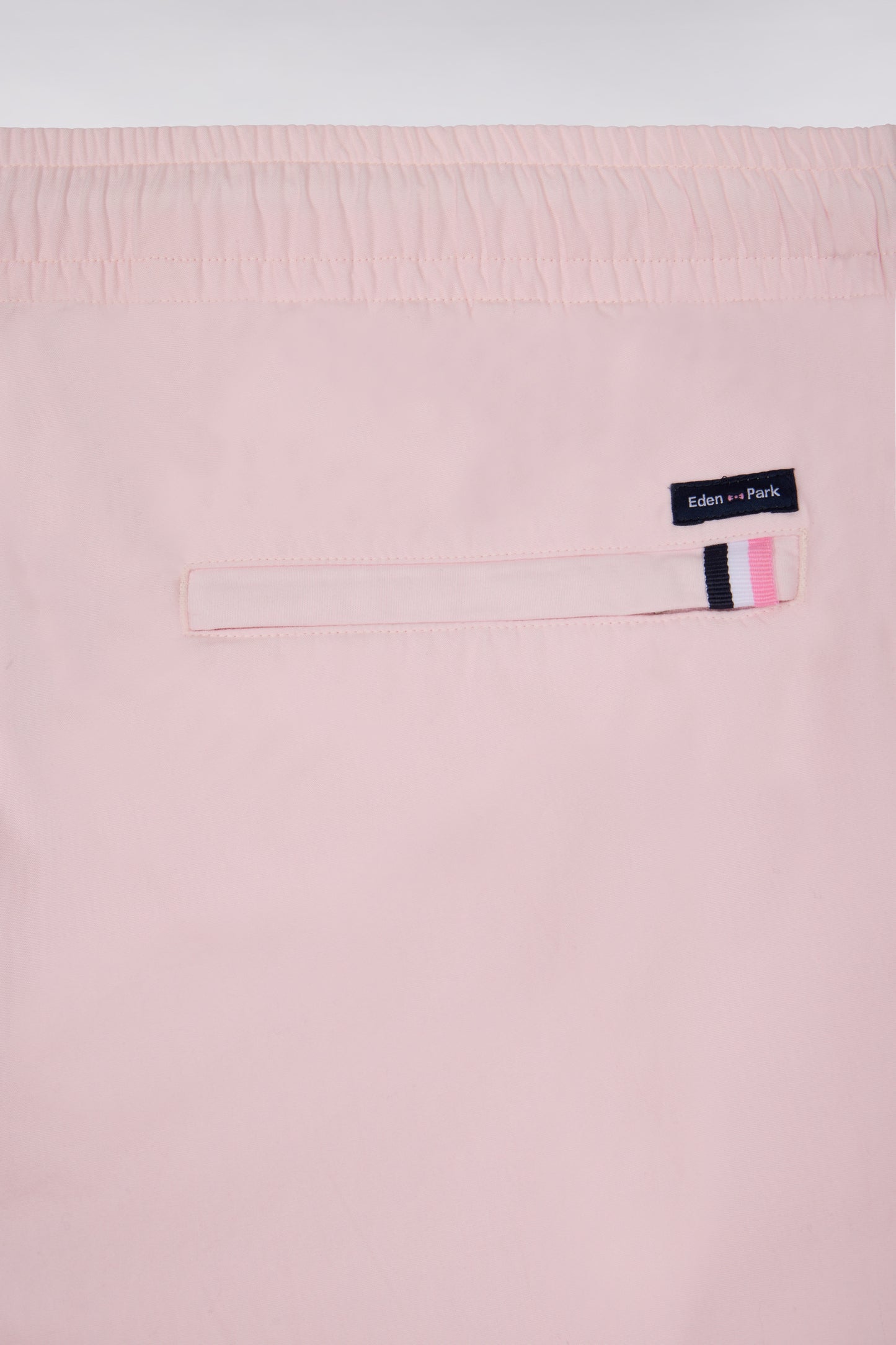 Pantalon en toile de coton rose