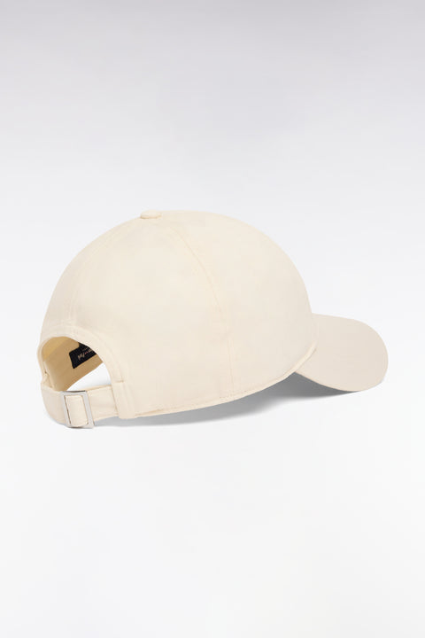 Casquette en twill de coton écru broderie initiales EP - Image 2