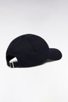 Casquette en twill de coton marine broderie initiales EP