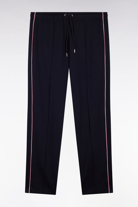 Jogging en coton mélangé marine coupe regular - Image 2