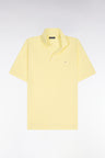 Polo à manches courtes en Oxford jaune coupe regular