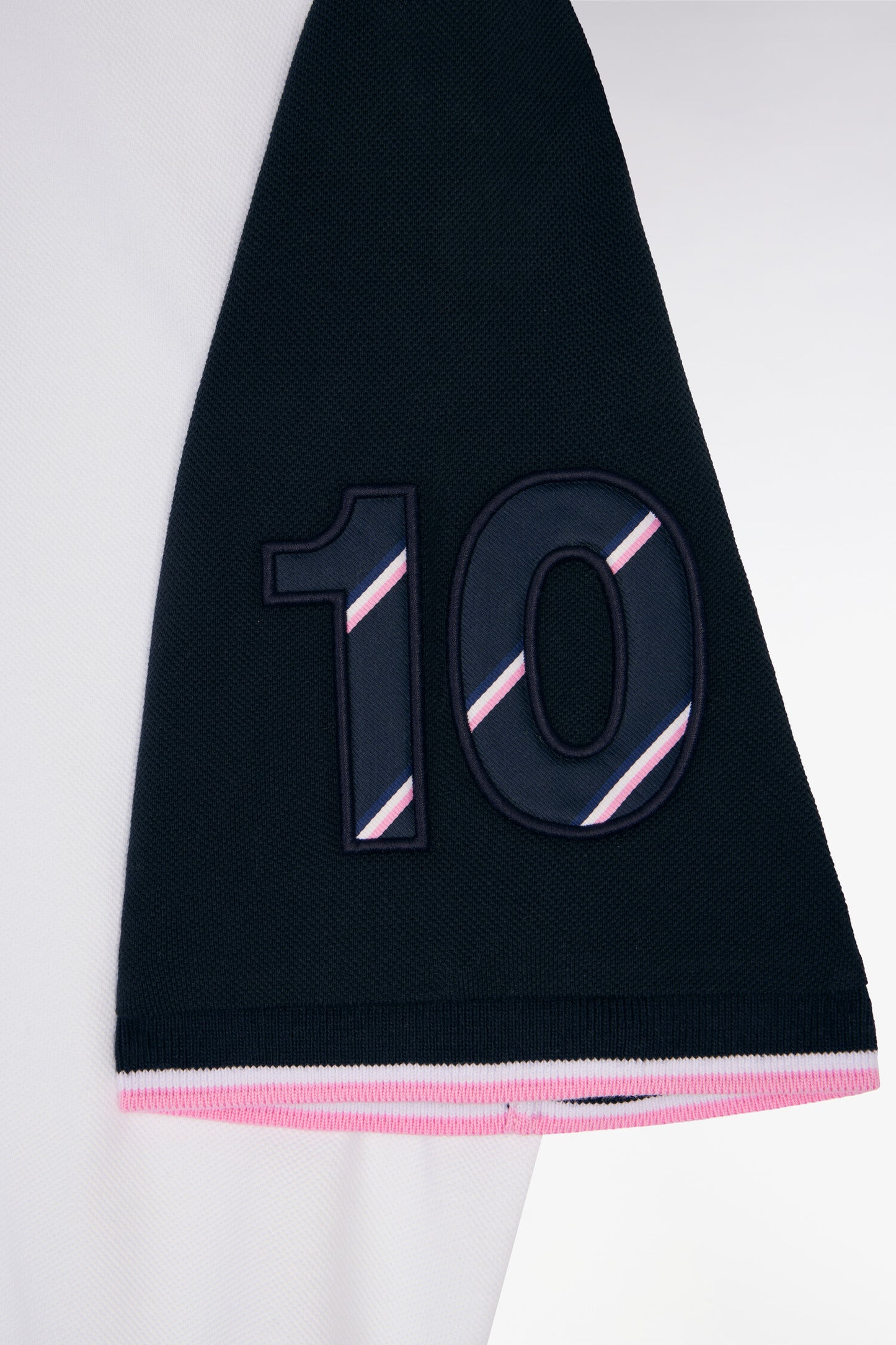 Polo à manches courtes XV de France en piqué coton blanc France