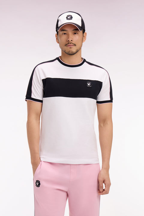 T-shirt à manches courtes New Zealand en coton blanc à découpes coupe regular - Image 3