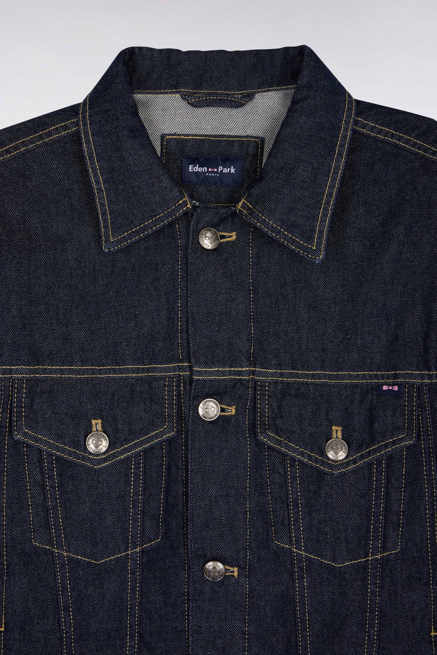 Blouson en denim brut coupe oversized