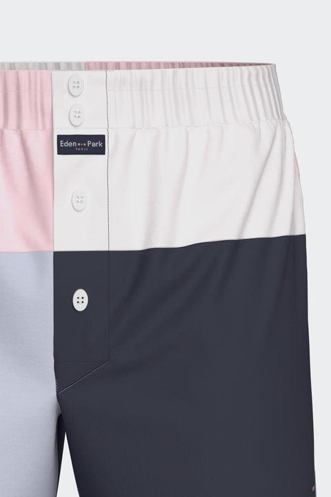 Colorblock cotton poplin boxer shorts - Image 2