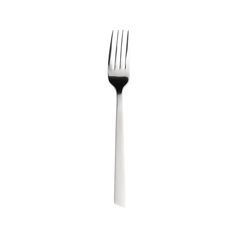 Set of 6 stainless steel table forks - Image 2