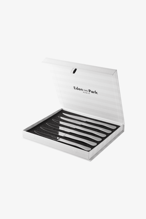 Set of 6 stainless steel table knives - Image 3