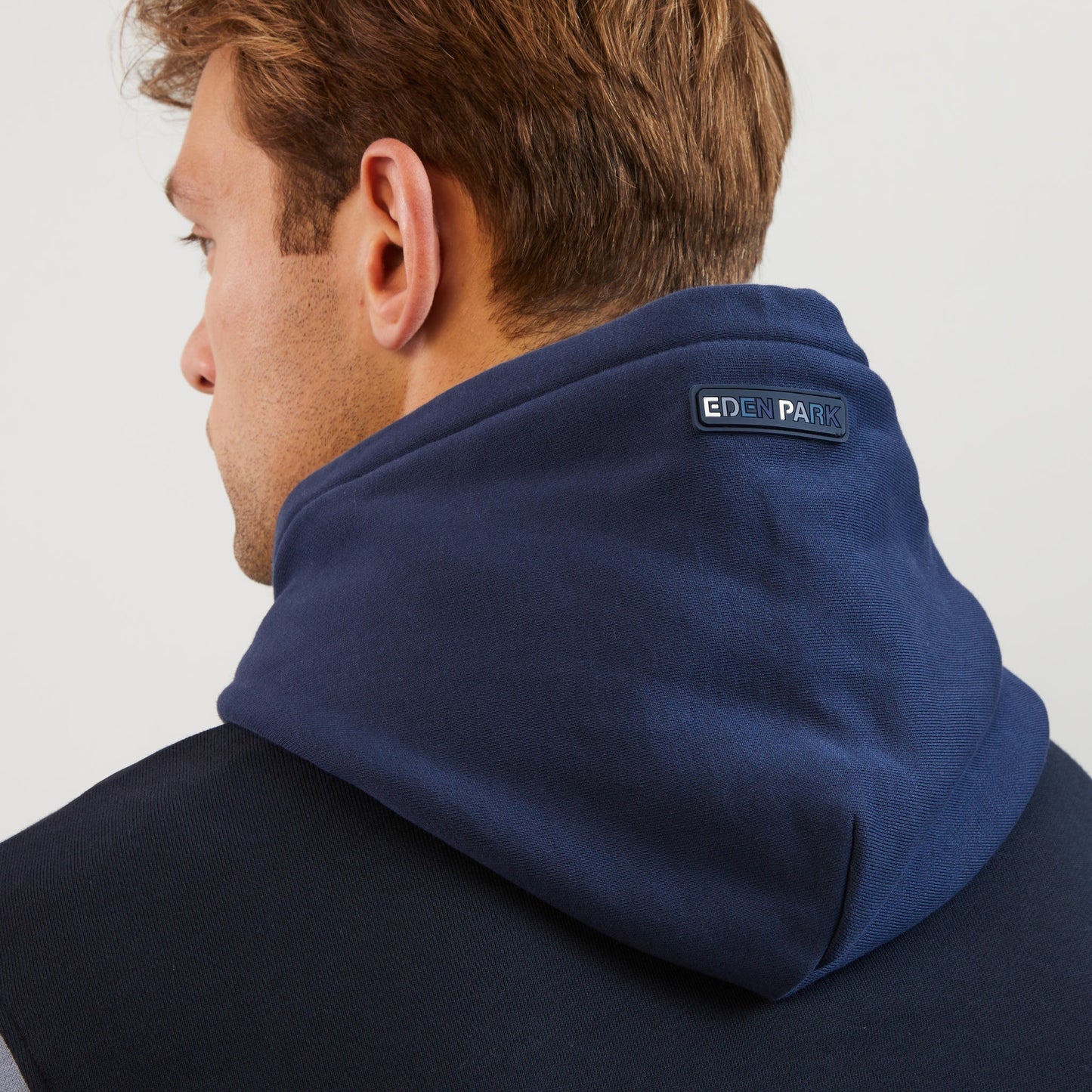 Blue colourblock sweatshirt