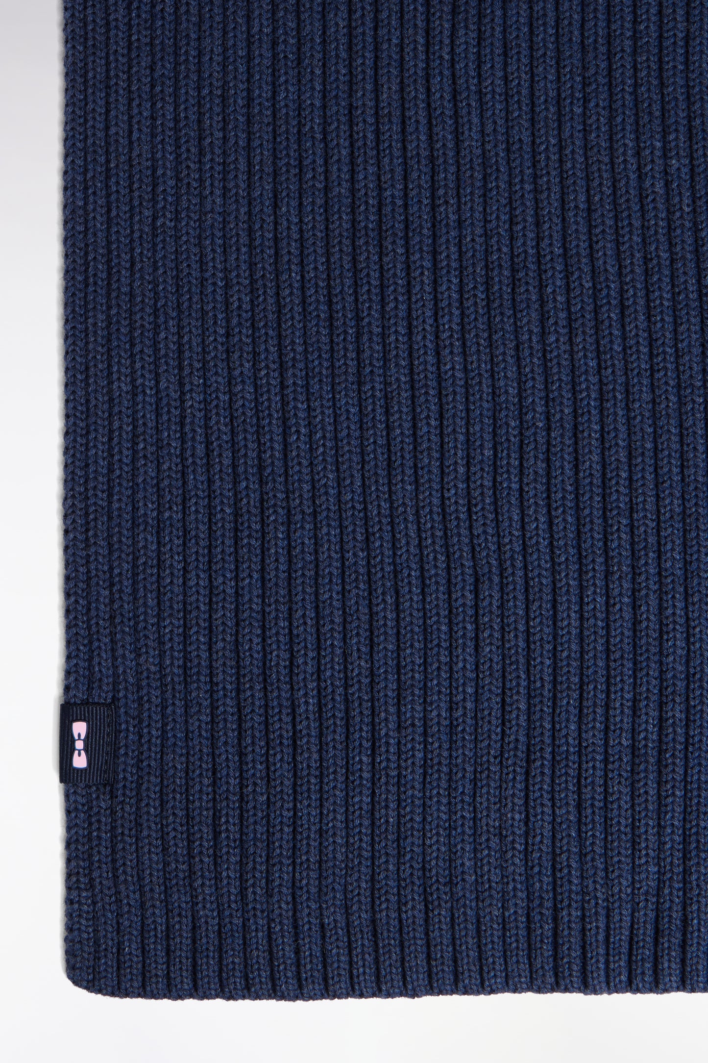 Navy cotton scarf