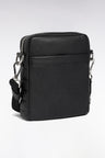 Black grained leather bag