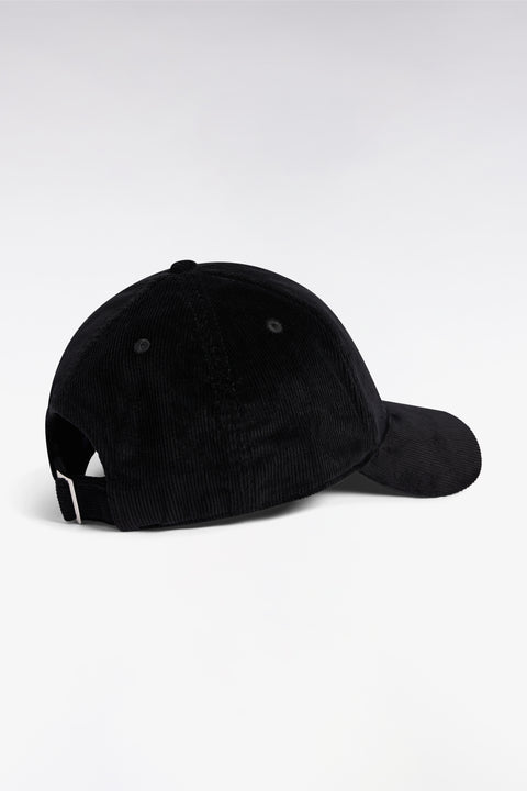 Black corduroy cap - Image 2