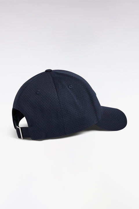 Navy mesh cap with embossed pattern - Image 2