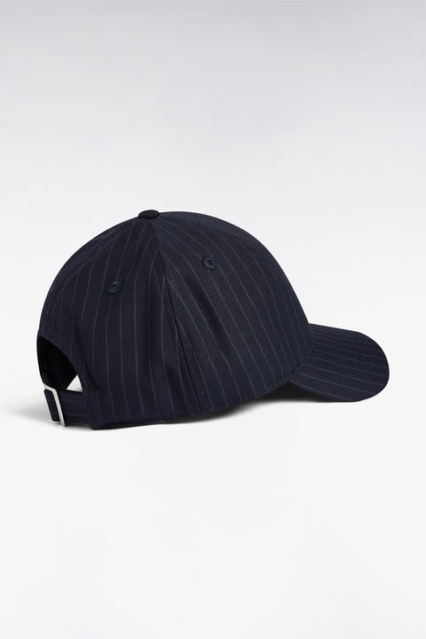 Cotton cap with Italian stripes and Eden Park embroidery - Image 2