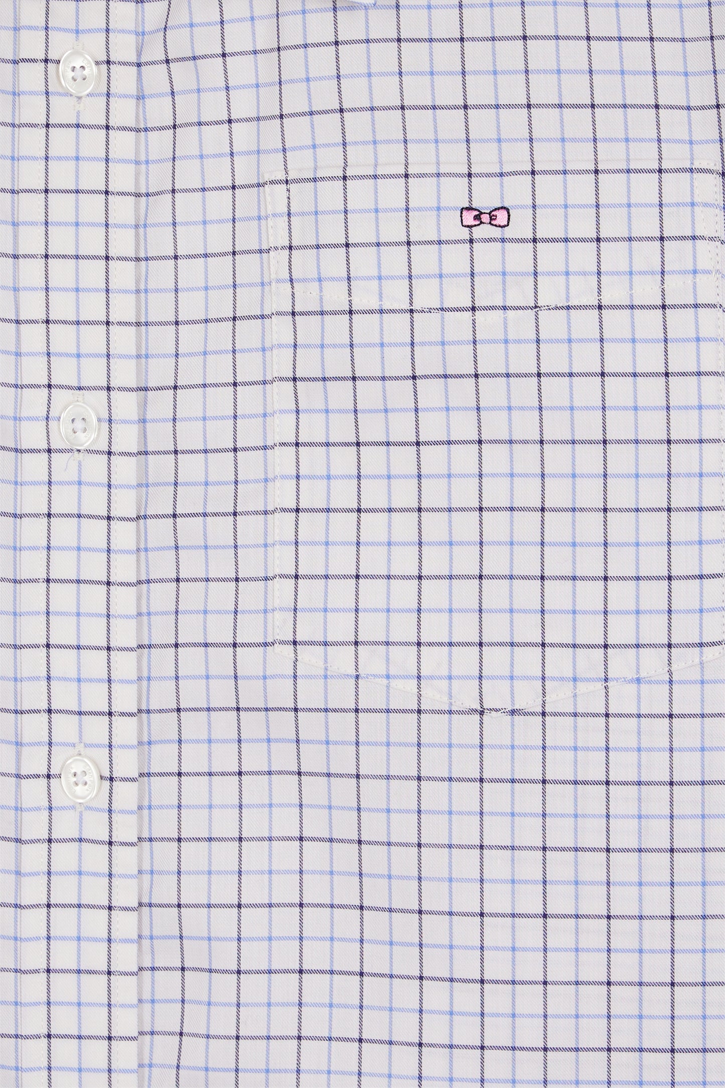 Grey and white check Relaxed fit shirt