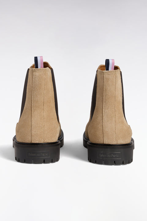 Beige suede Chelsea boots - Image 3