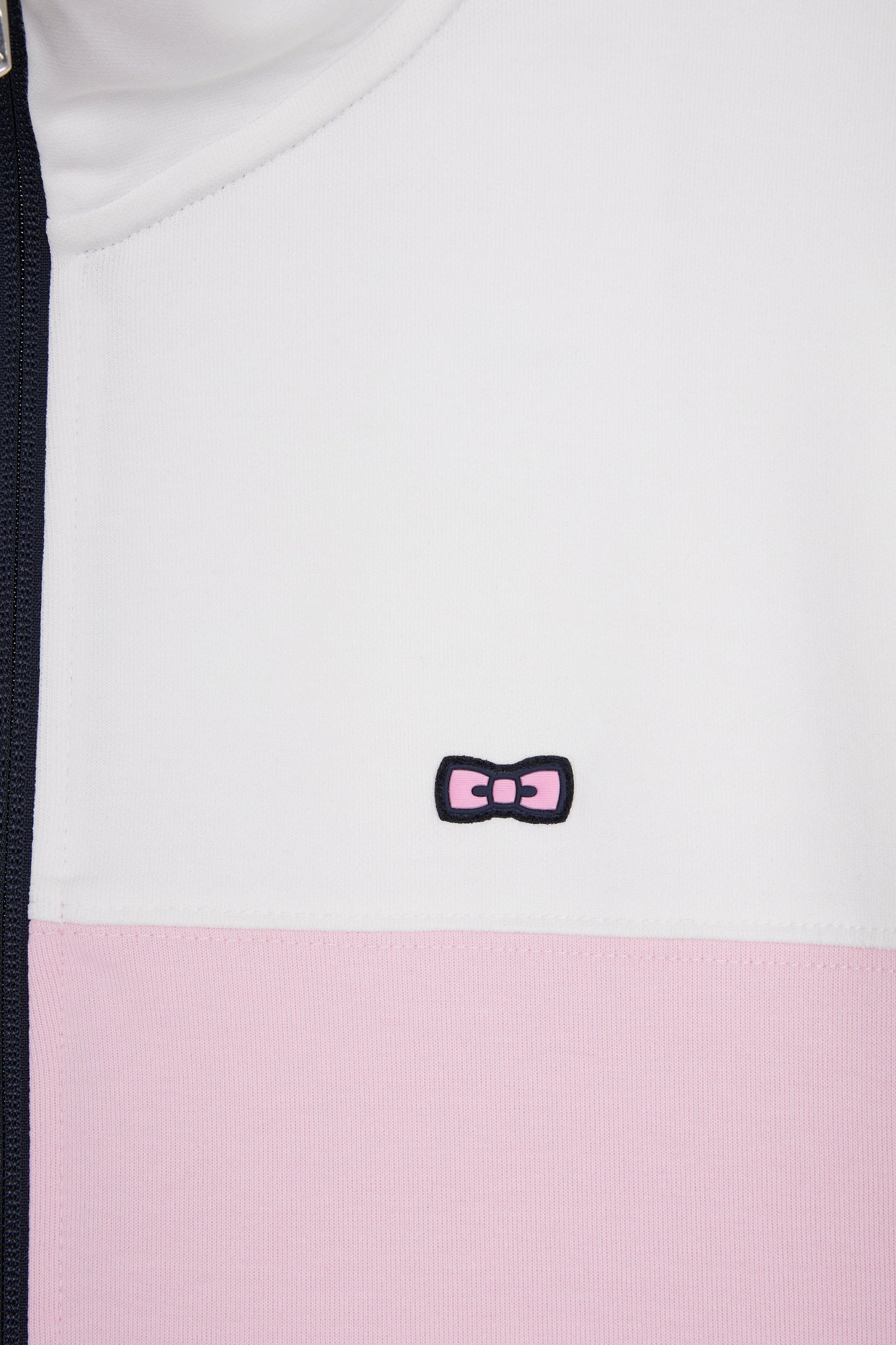 Sweatshirt en coton mélangé rose
