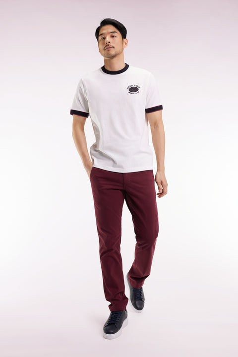 Eden Park French Flair white cotton short-sleeved T-shirt - Image 1