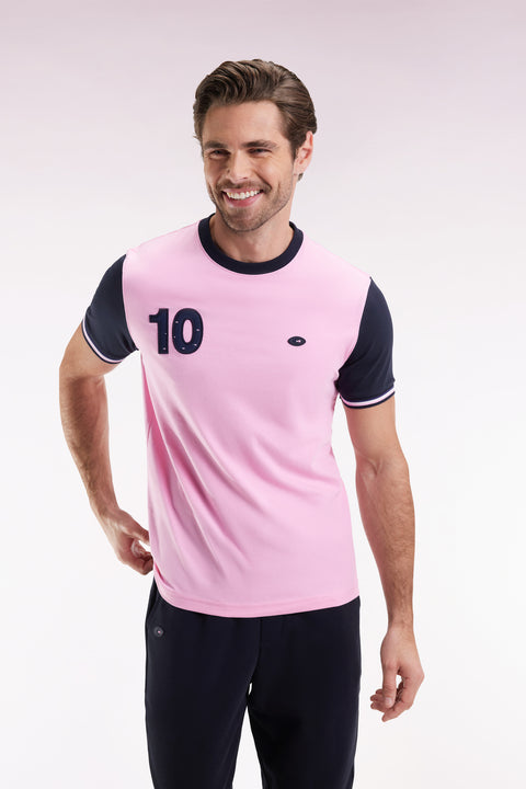 Grey cotton short-sleeved T-shirt - Image 3