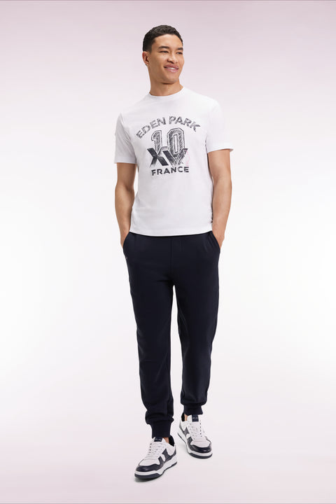 XV de France short-sleeved white T-shirt - Image 1