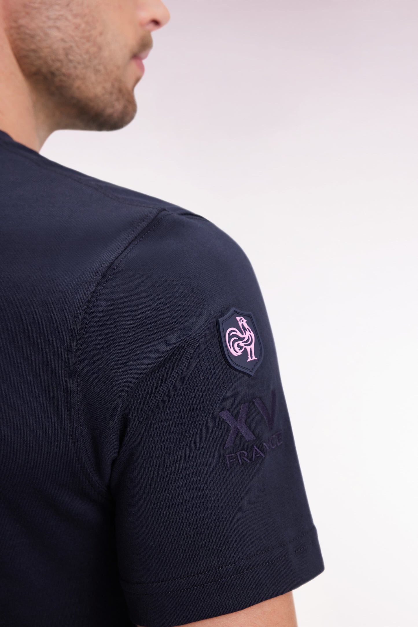 T-shirt à manches courtes marine XV de France