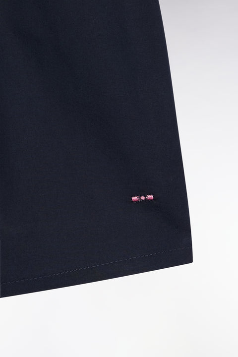 Cotton poplin boxer shorts with colored dials - Image 2