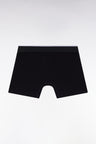 Black and grey colorblock cotton jersey boxer shorts